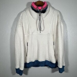 Free People Over The Rainbow fleece pullover